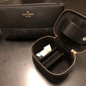 Kate Spade make-up bag & travel jewelry box